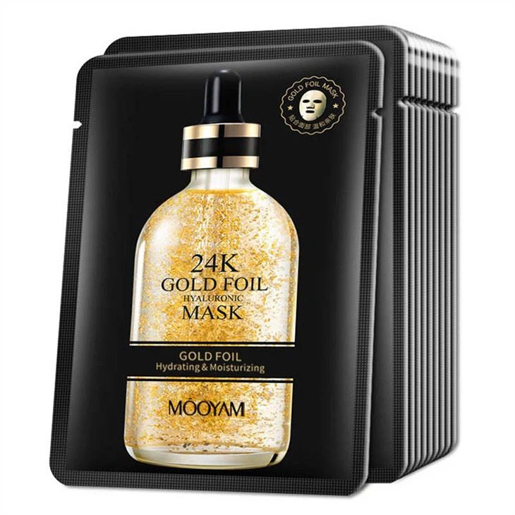 Moisturizing 24k gold facial mask