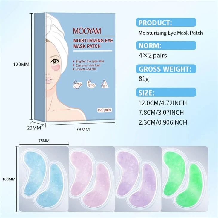 MOOYAM Brightening Eye Mask Patches (4x2 Pairs) price